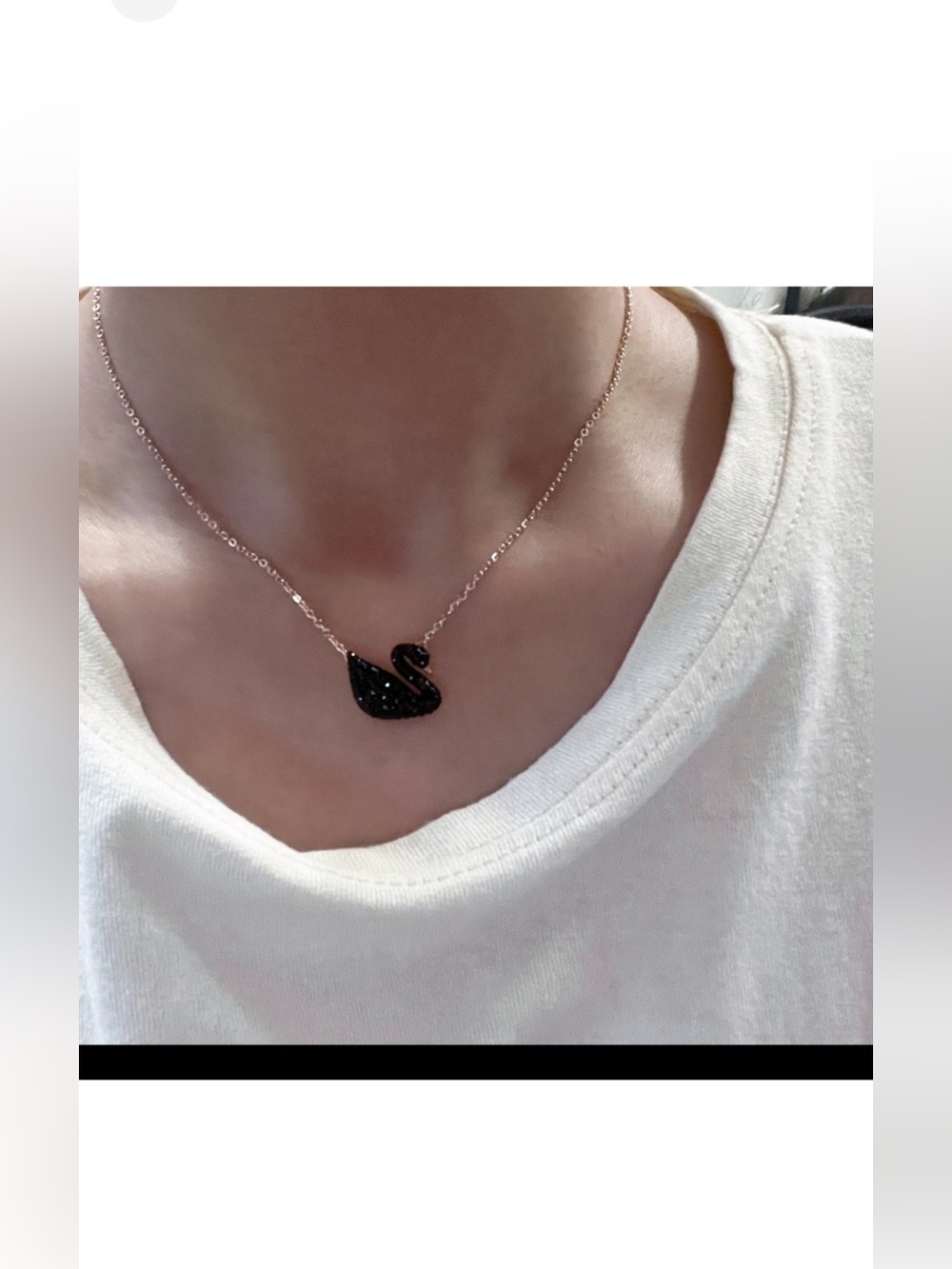 Swarovski Swam Necklace